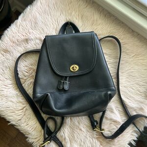 vintage 90s coach backpack purse